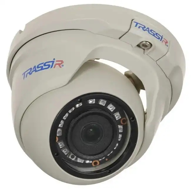 IP видеокамера Trassir TR-D4S5 (Купольная, Уличная, Проводная, 2.8 мм, 1/2.7", 4 Мп ~ 2688×1520)