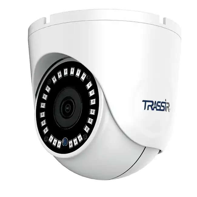 IP видеокамера Trassir TR-D8121IR2 v6 TR-D8121IR2 v6 2.8 (Купольная, Уличная, Проводная, 2.8 мм, 1/2.7", 2 Мп ~ 1920×1080 Full HD)