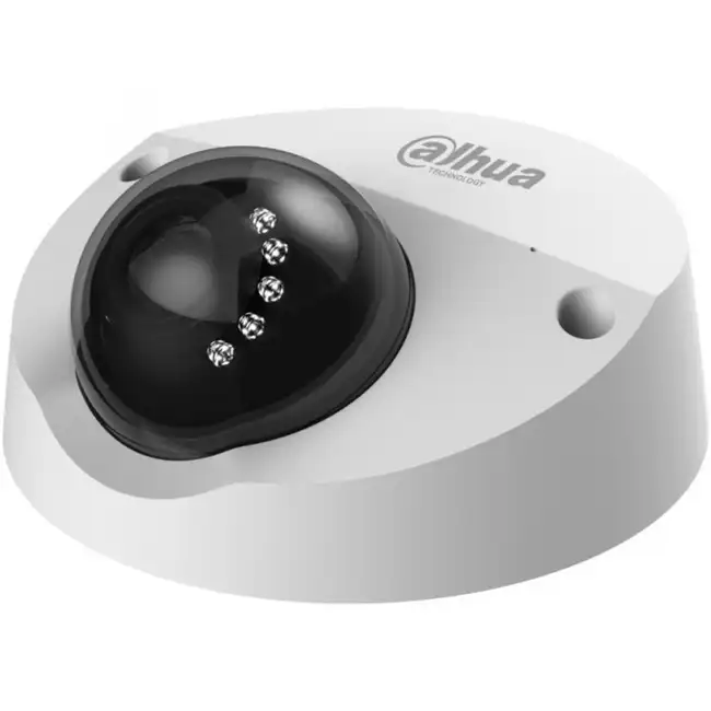 IP видеокамера Dahua DH-IPC-HDPW1231FP-AS-0280B (Купольная, Внутренней установки, Проводная, 2.8 мм, 1/2.8", 2 Мп ~ 1920×1080 Full HD)