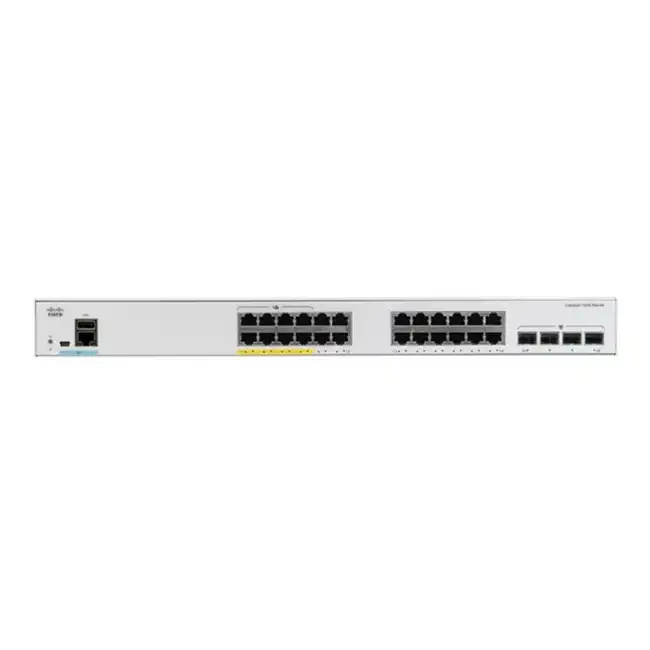 Коммутатор Cisco Catalyst 1000 24port GE, POE, 4x1G SFP C1000-24P-4G-L (1000 Base-TX (1000 мбит/с), 4 SFP порта)