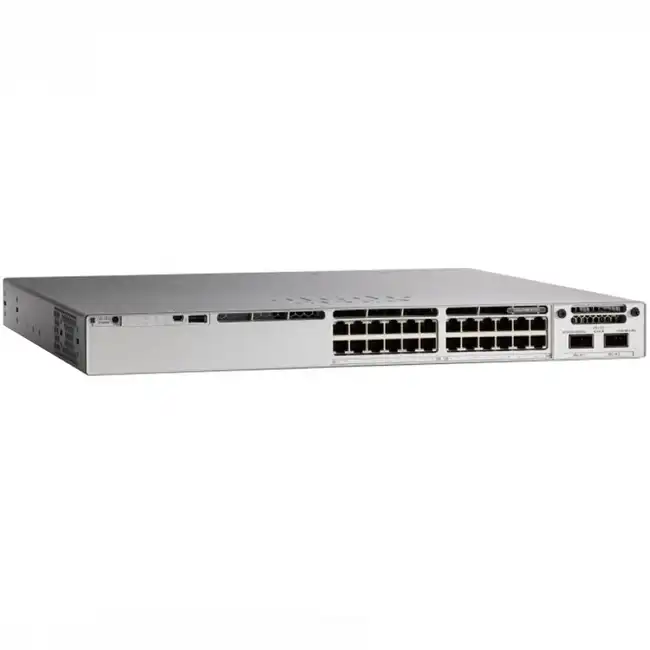 Коммутатор Cisco Catalyst 9200 24-port C9200-24T-E (1000 Base-TX (1000 мбит/с), 2 SFP порта)