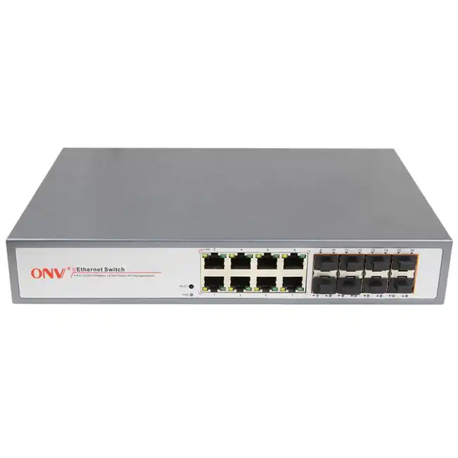 Коммутатор ONV ONV33168FM (1000 Base-TX (1000 мбит/с), 8 SFP портов)