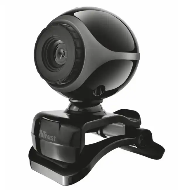 Веб камеры Trust Веб-камера Exis Webcam Black-Silver 17003BS