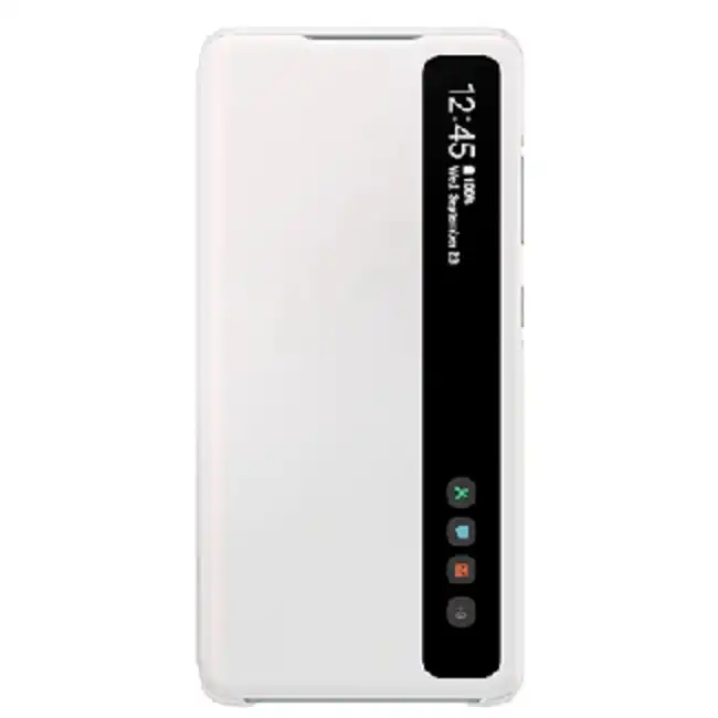 Аксессуары для смартфона Samsung Чехол Galaxy S20 FE Smart Clear View Cover white EF-ZG780CWEGRU