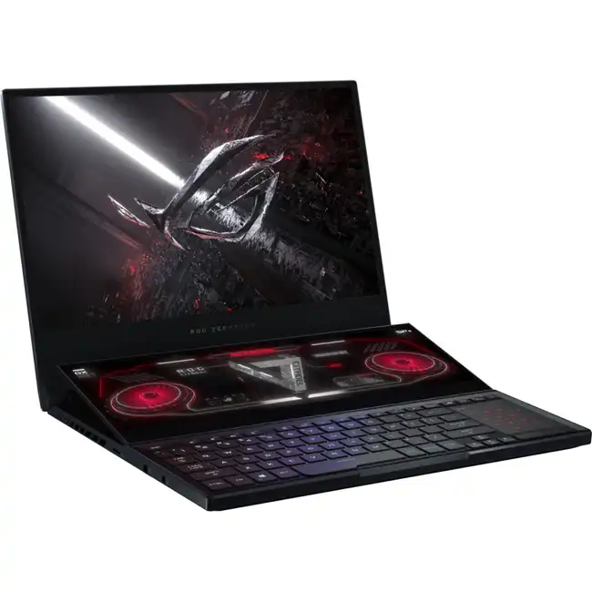 Ноутбук Asus ROG Zephyrus Duo 15 SE GX551QS-HB090R 90NR04N1-M01820 (15.6 ", 4K Ultra HD 3840x2160 (16:9), AMD, Ryzen 9, 32 Гб, SSD, 1 ТБ, nVidia GeForce RTX 3080)