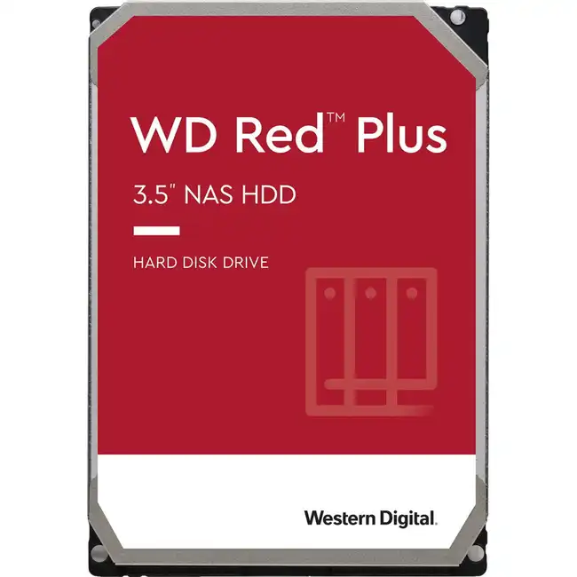 Внутренний жесткий диск Western Digital WD Red Plus WD20EFZX (HDD (классические), 2 ТБ, 3.5 дюйма, SATA)