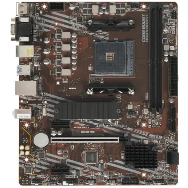 Материнская плата MSI B550M PRO (micro-ATX, AMD AM4)