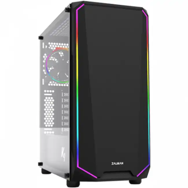 Корпус Zalman K1 Rev.B black (Игровые, Midi-Tower)