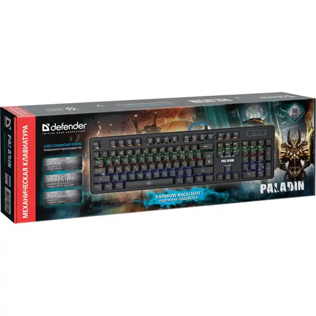 Клавиатура Defender Paladin GK-370L 45371 (Проводная, USB)