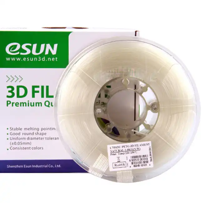 Расходный материалы для 3D-печати ESUN 3DPLAST PetG white 3DPL PetG white
