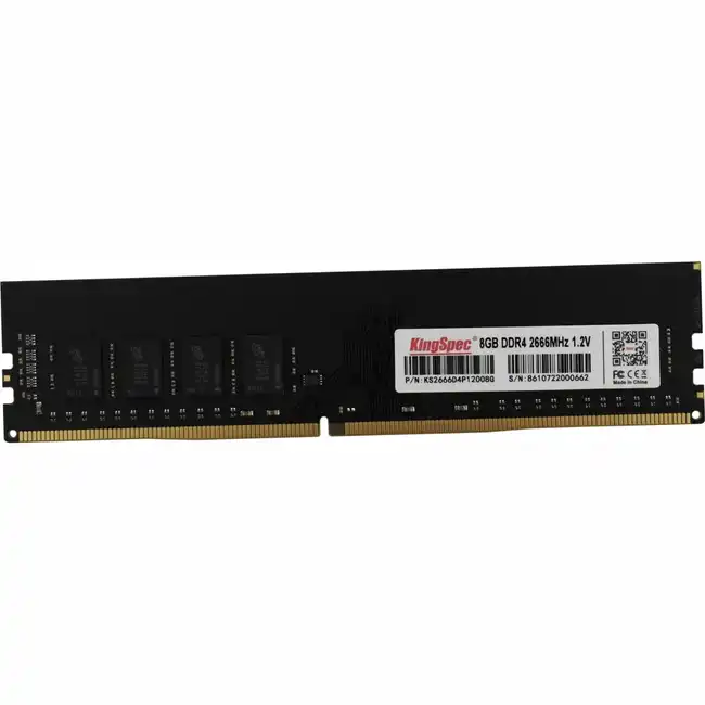 ОЗУ KingSpec 8 ГБ KS2666D4P12008G (DIMM, DDR4, 8 Гб, 2666 МГц)