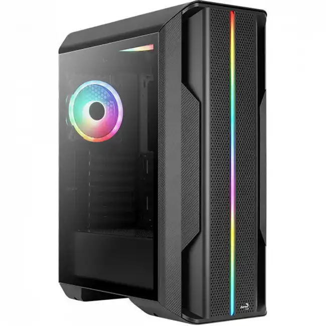 Корпус Aerocool Splinter Duo-G-BK-v1 (Игровые, Midi-Tower)