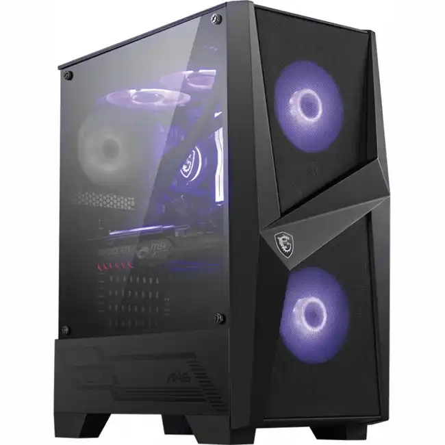 Корпус MSI MAG FORGE 100M black (Игровые, Midi-Tower)