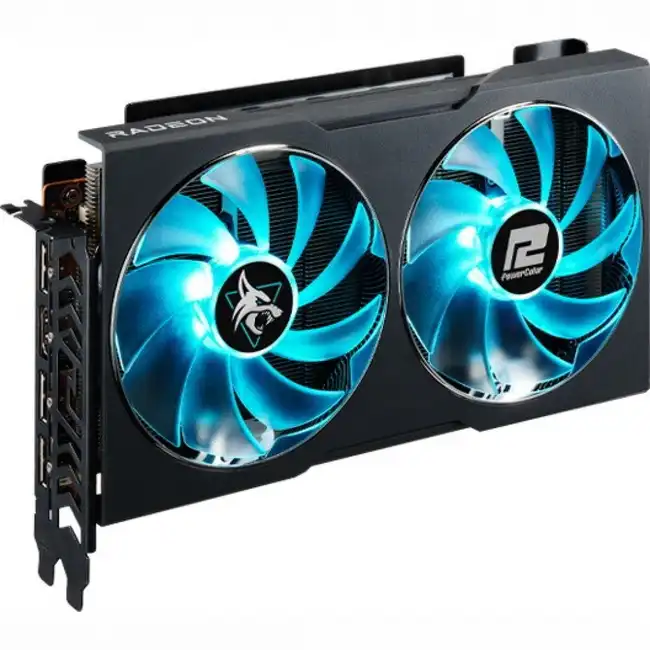 Видеокарта PowerColor RX 6600XT AXRX 6600XT 8GBD6-3DHL/OC (8 ГБ)