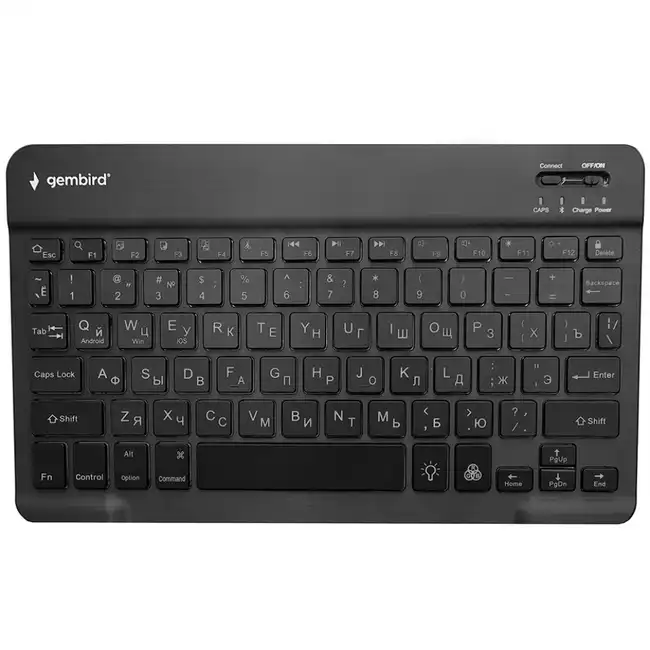 Клавиатура Gembird KBW-4 (Беспроводная, Bluetooth)