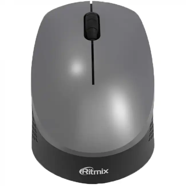Мышь Ritmix RMW-502 GREY (Бюджетная, Беспроводная)