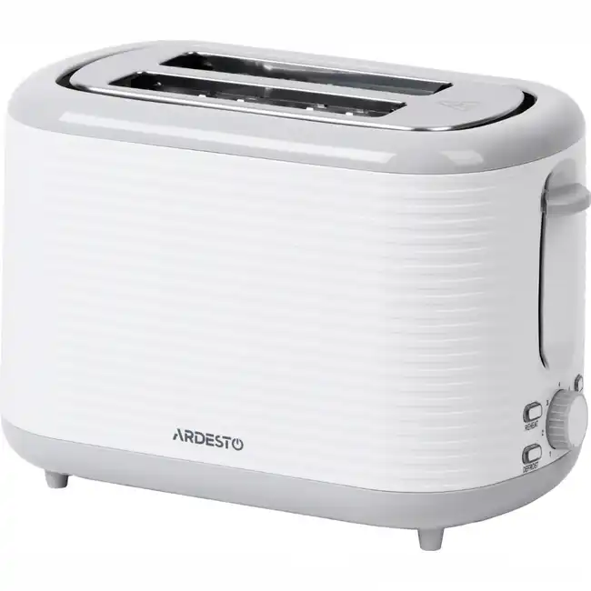 Тостер ARDESTO T-F17WG белый с серым (900 Вт)