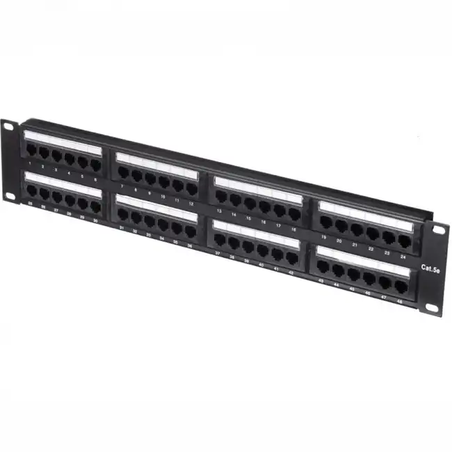 Патч-панель Netko KN-4010D (48 портов, UTP, Cat. 5e)