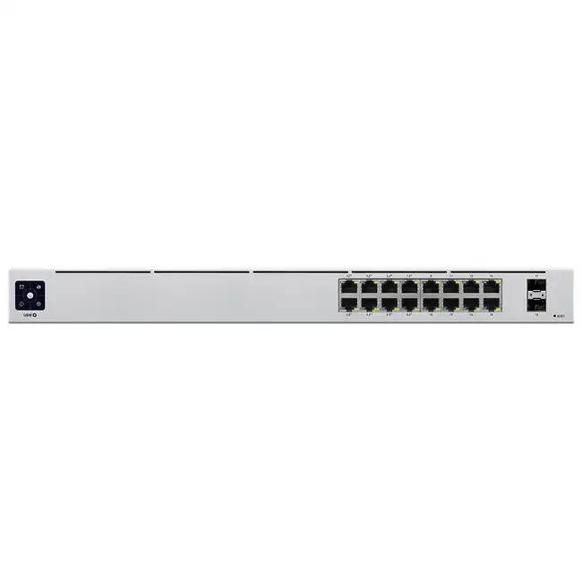 Коммутатор Ubiquiti USW-16-POE Gen2 (1000 Base-TX (1000 мбит/с), 2 SFP порта)