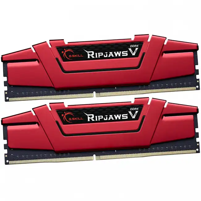 ОЗУ G.Skill RipJaws V F4-2666C19D-32GVR (DIMM, DDR4, 32 Гб (2 х 16 Гб), 2666 МГц)