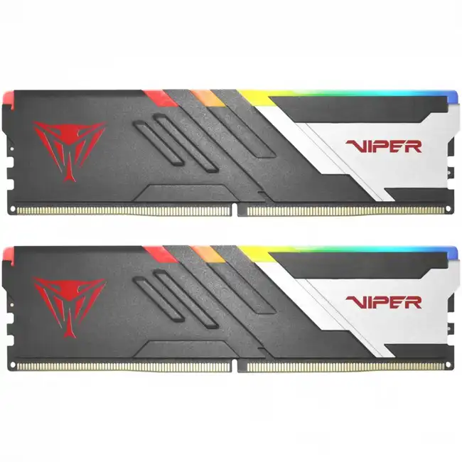 ОЗУ Patriot Viper VENOM RGB PVVR564G520C40K (DIMM, DDR5, 64 Гб (2 х 32 Гб), 5200 МГц)