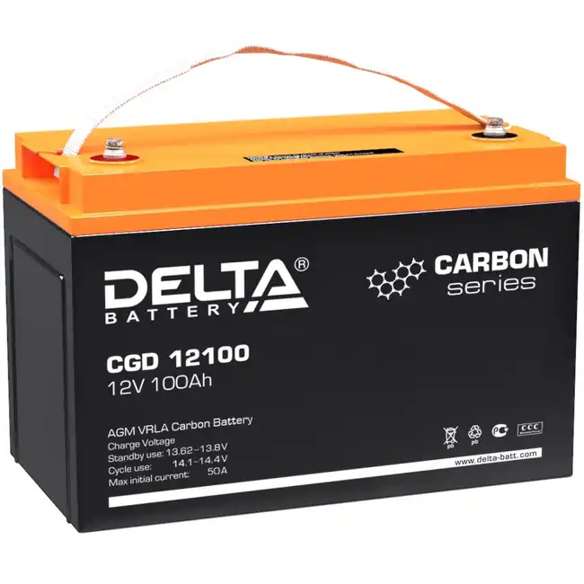 Сменные аккумуляторы АКБ для ИБП Delta Battery CGD 12100 (12 В)