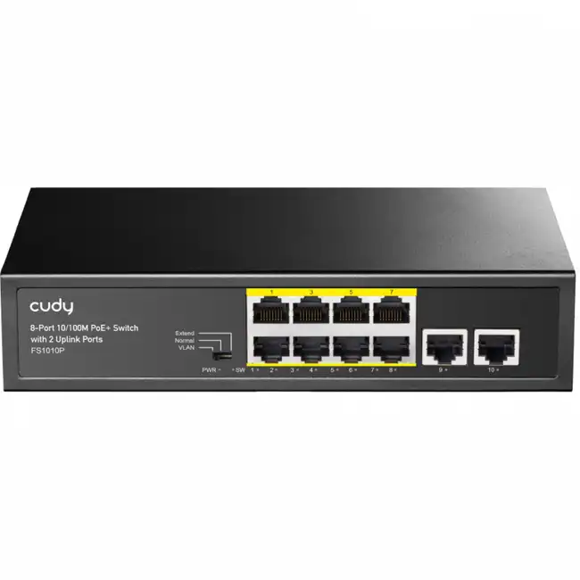 Коммутатор CUDY FS1010P (100 Base-TX (100 мбит/с))