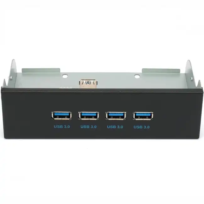 Аксессуар для ПК и Ноутбука Gembird Планка на переднюю панель 5,25" FP5.25-USB3-4A (Планка)