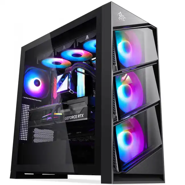 Корпус Segotep KL-Aeolus black (Игровые, Midi-Tower)
