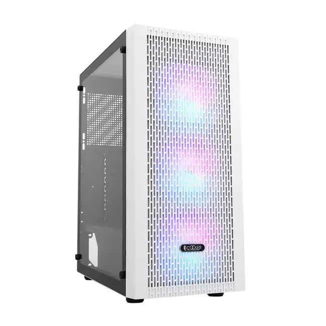 Корпус PCcooler MA100 MESH WH (Игровые, Midi-Tower)