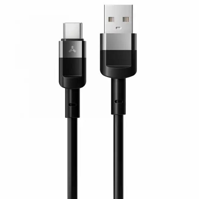 Кабель интерфейсный Accesstyle AC50-T100 Black (USB Type A - USB Type C)
