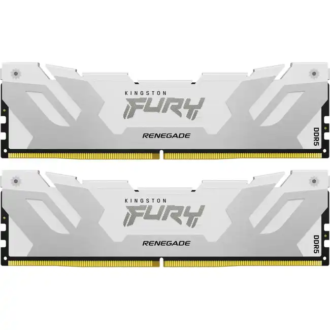 ОЗУ Kingston Fury Renegade White KF560C32RWK2-32 (DIMM, DDR5, 32 Гб (2 х 16 Гб), 6000 МГц)