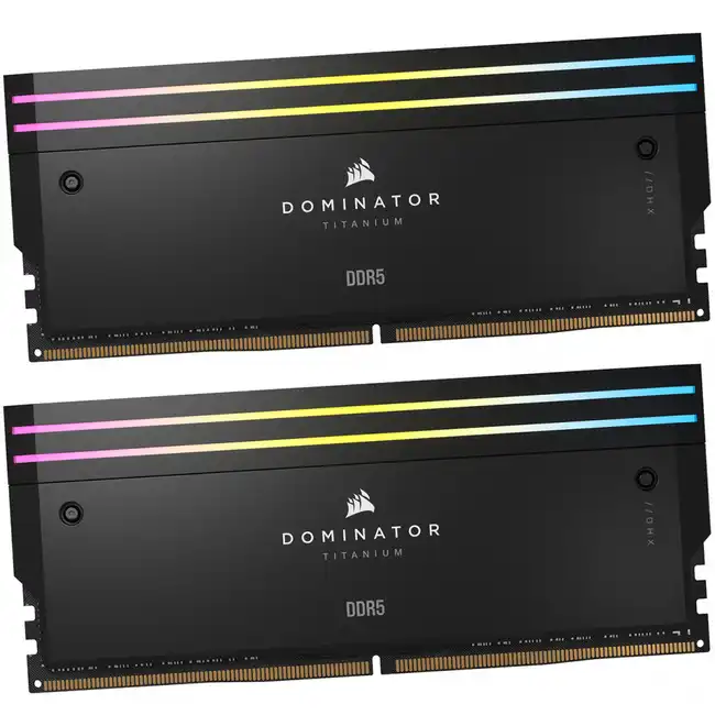 ОЗУ Corsair Dominator Titanium RGB CMP32GX5M2X7000C34 (DIMM, DDR5, 32 Гб (2 х 16 Гб), 7000 МГц)
