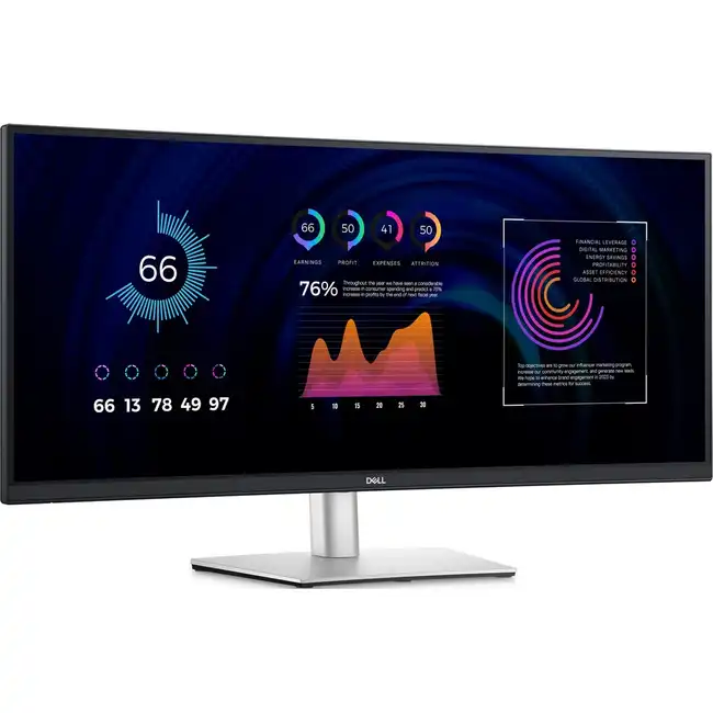 Монитор Dell P3424WE 210-BGTY (34.14 ", IPS, WQHD 3440x1440 (21:9), 60 Гц)