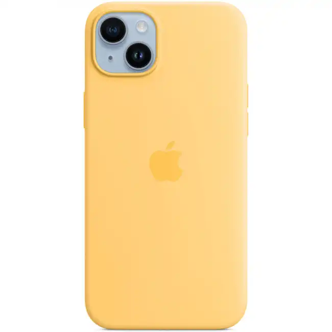 Аксессуары для смартфона Apple Чехол для iPhone 14 Plus Silicone Case with MagSafe - Sunglow MPTD3ZM/A