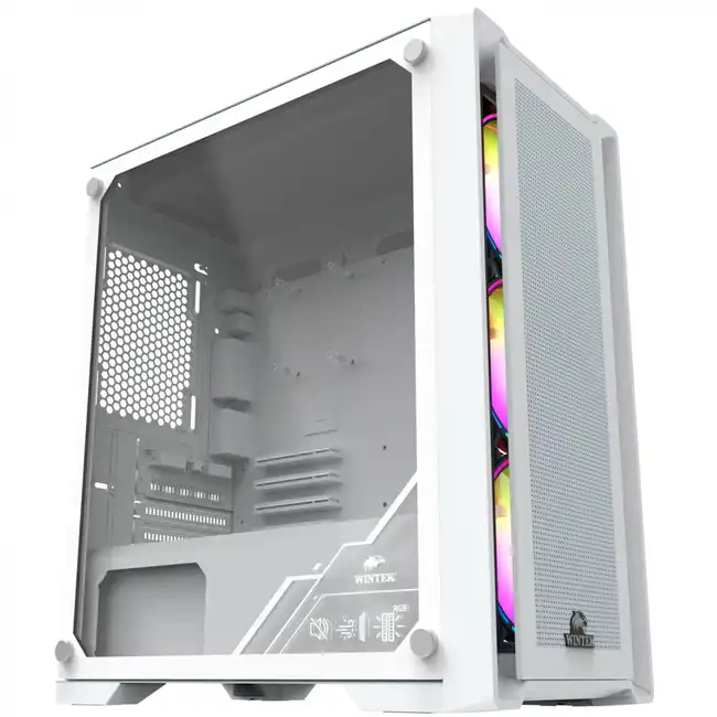 Корпус Wintek Andromeda White D531-W TG (Игровые, Midi-Tower)