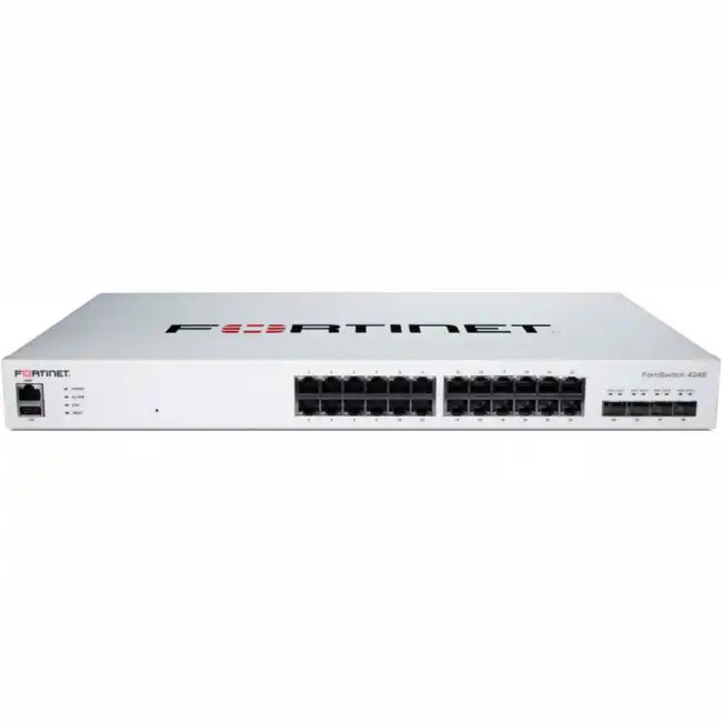 Коммутатор Fortinet FortiSwitch-424E FS-424E (1000 Base-T (1000 мбит/с), 4 SFP порта)