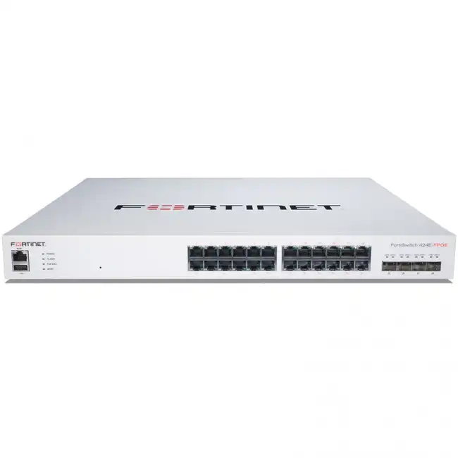 Коммутатор Fortinet FortiSwitch-424E-FPOE FS-424E-FPOE (1000 Base-T (1000 мбит/с), 4 SFP порта)