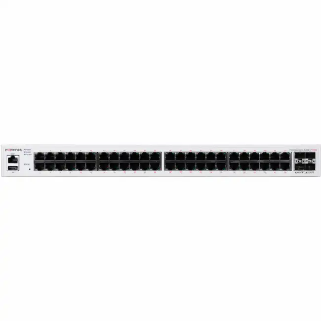 Коммутатор Fortinet FortiSwitch-448E-FPOE FS-448E-FPOE (1000 Base-T (1000 мбит/с), 4 SFP порта)