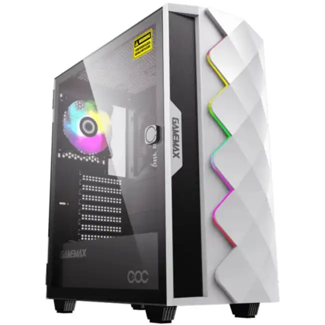 Корпус GameMax Diamond COC White Diamond COC WT (Игровые, Midi-Tower)