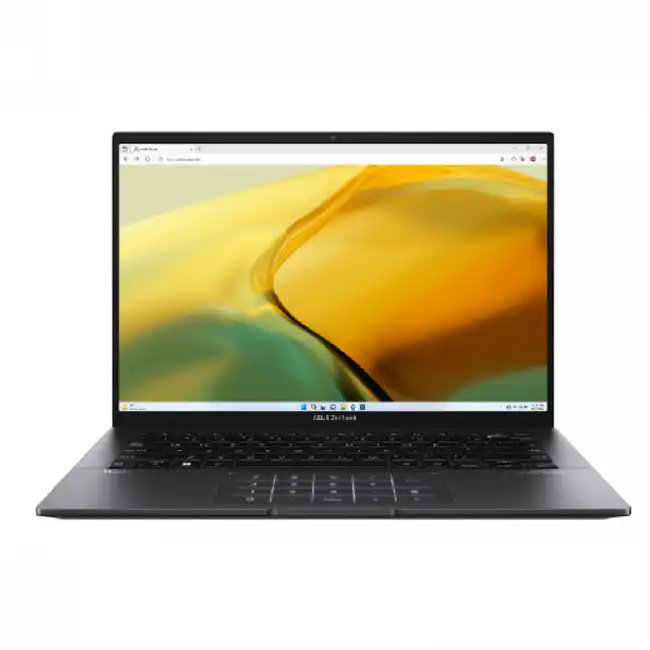 Ноутбук Asus Zenbook UM3402YA-KP602 90NB0W95-M01100 (14 ", WQXGA 2560x1600 (16:10), AMD, Ryzen 7, 16 Гб, SSD, 1 ТБ, AMD Radeon Graphics)