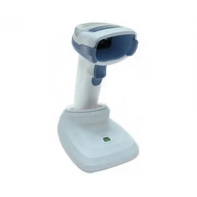 Сканер штрихкода Zebra DS2278 DS2278-HCBU2100PRR (Ручной проводной, 2D, USB, Бело-синий, С подставкой)
