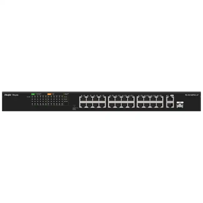 Коммутатор Ruijie RG-ES126S-P V2 (100 Base-T (100 мбит/с), 1 SFP порт)