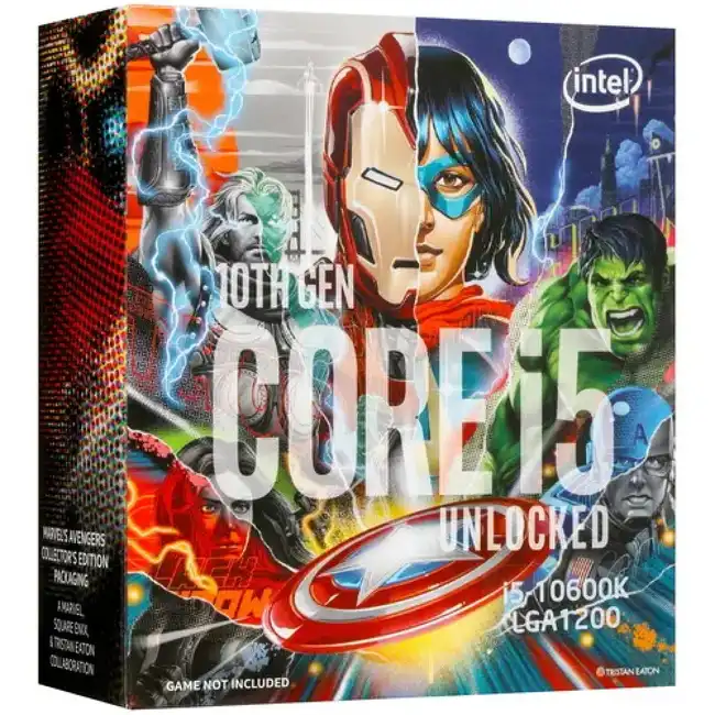 Процессор Intel Core i5-10600K SRH6R-BOX AVENGERS (6, 4.1 ГГц, 12 МБ, BOX)