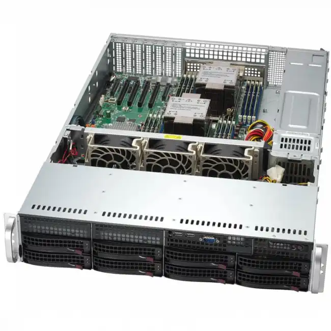 Сервер Supermicro SYS621PTR4510 (2U Rack, Xeon Silver 4510, 2400 МГц, 12, 30, LFF 3.5", 8)