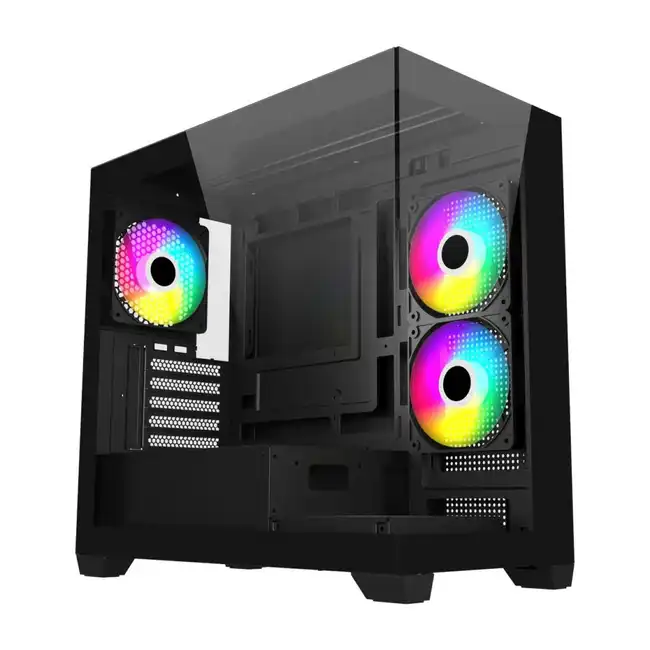 Корпус FSP S340 Black S340-BA (Игровые, Midi-Tower)
