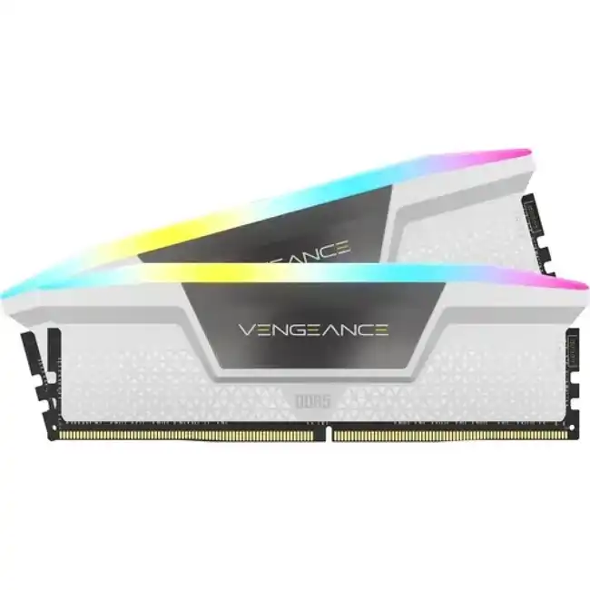 ОЗУ Corsair Vengeance RGB CMH32GX5M2B6200C36W (DIMM, DDR5, 32 Гб (2 х 16 Гб), 6200 МГц)