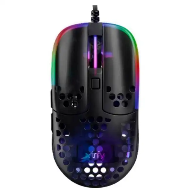Мышь Xtrfy MZ1 MZ1-RGB-BLACK-TP (Игровая, Проводная)