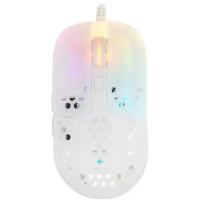 Мышь Xtrfy MZ1 MZ1-RGB-WHITE-TP (Игровая, Беспроводная)