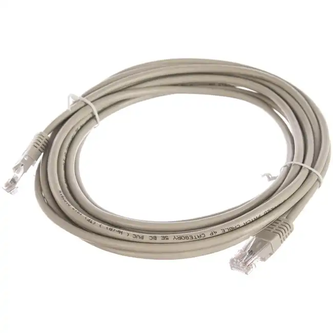 Патч-корд NETLAN EC-PC4UD55B-BC-PVC-050-GY-10